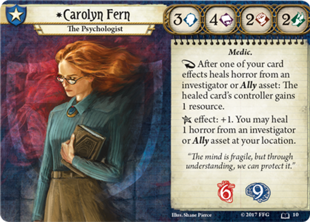 Arkham Horror: The Card Game – Carolyn Fern Investigator Deck