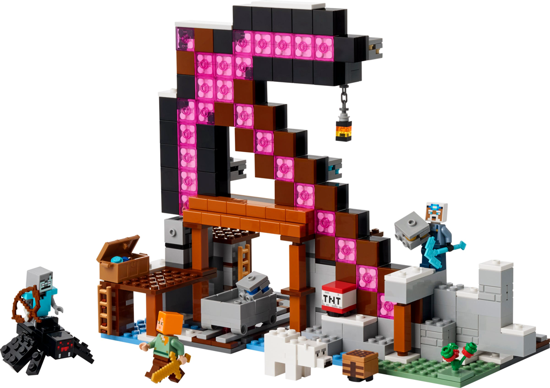 LEGO® Minecraft La mine en forme de pioche composants