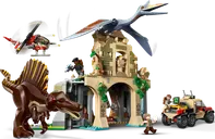 LEGO® Jurassic World Spinosaurus & Quetzalcoatlus Air Mission components