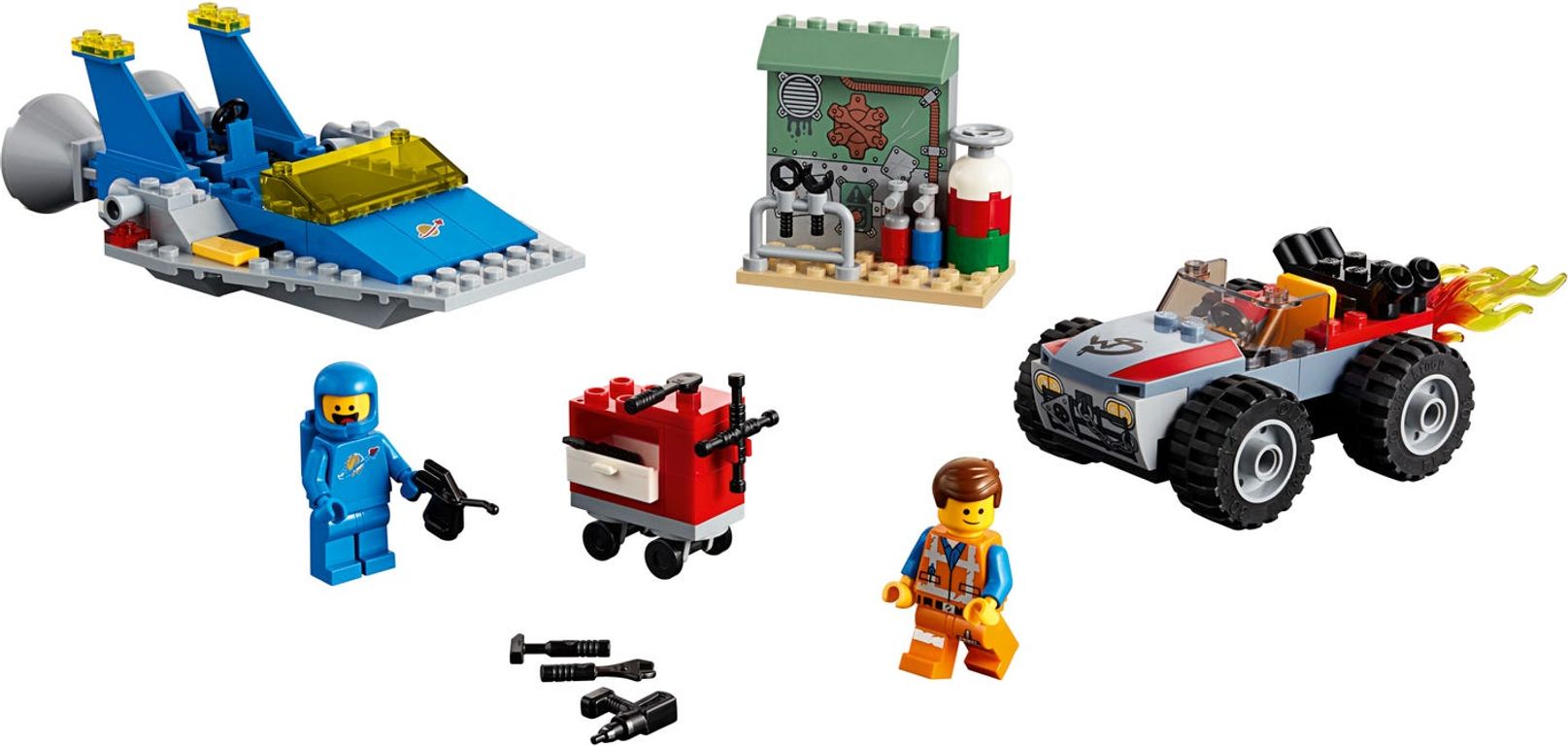 LEGO® Movie Emmet and Benny's ‘Build and Fix' Workshop! components