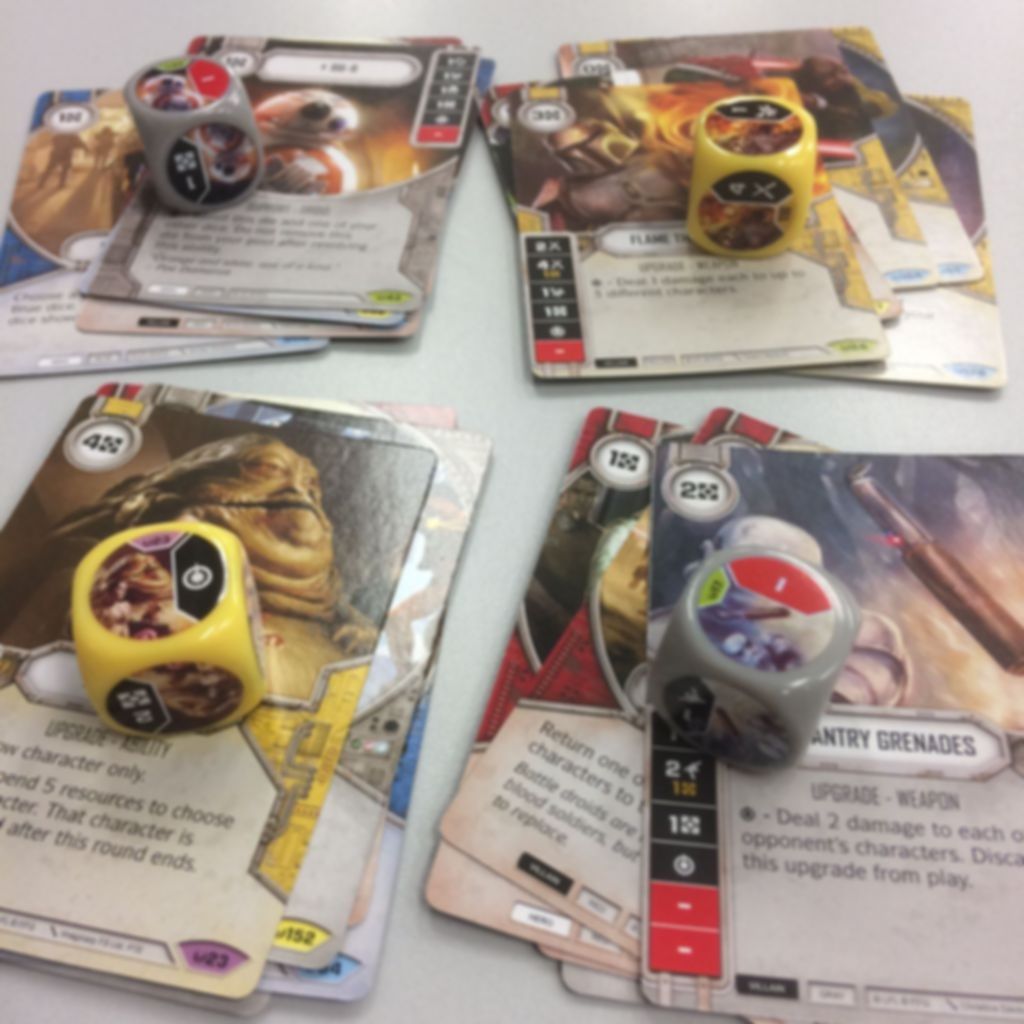 Star Wars: Destiny - Awakenings Booster Pack components