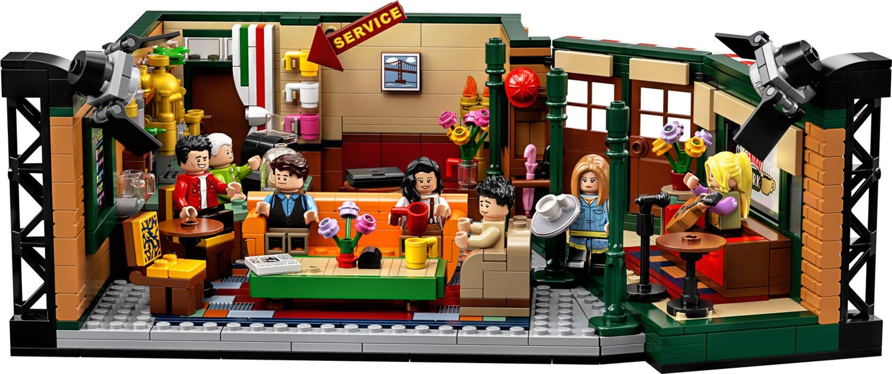LEGO® Ideas Central Perk components
