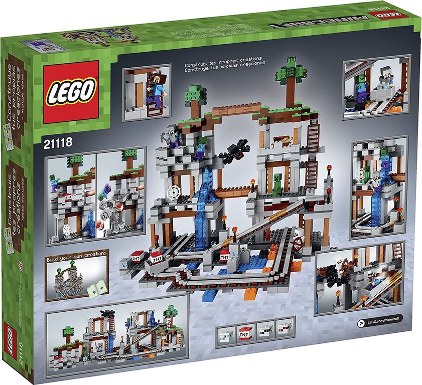 LEGO® Minecraft The mine rückseite der box