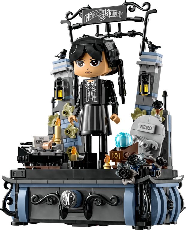 LEGO® Wednesday Wednesday Addams figuur componenten