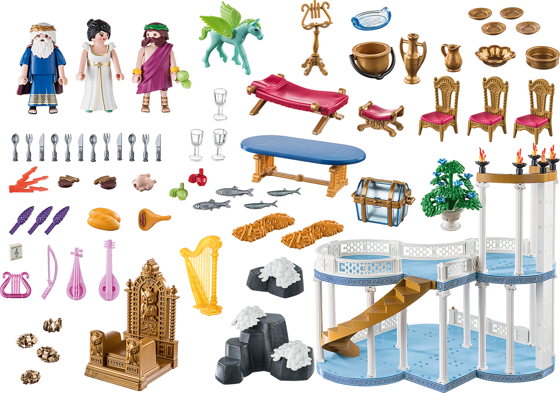 Playmobil® History Palace on Mount Olympus components