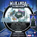 Wakanda Forever parte posterior de la caja