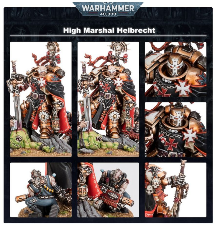 Warhammer 40,000: Black Templars - High Marshal Helbrecht manual