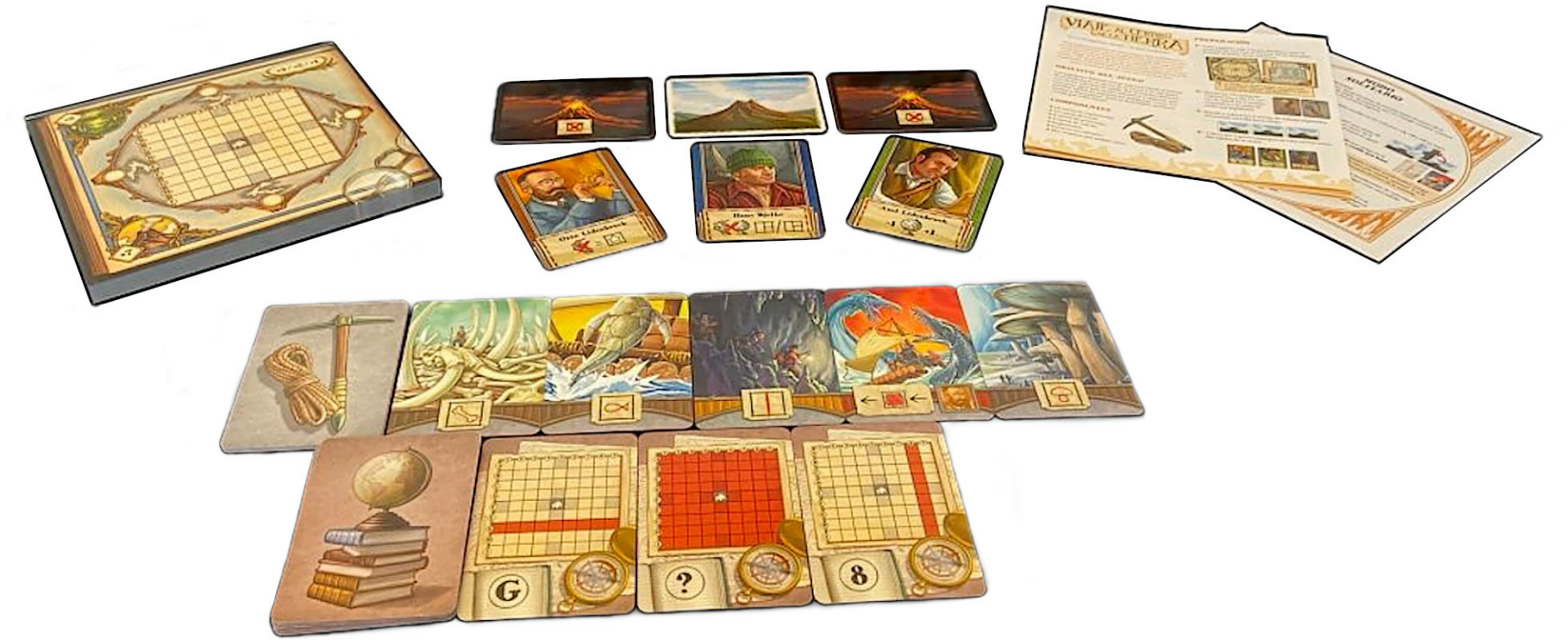 Journey to the Center of the Earth, Board Game