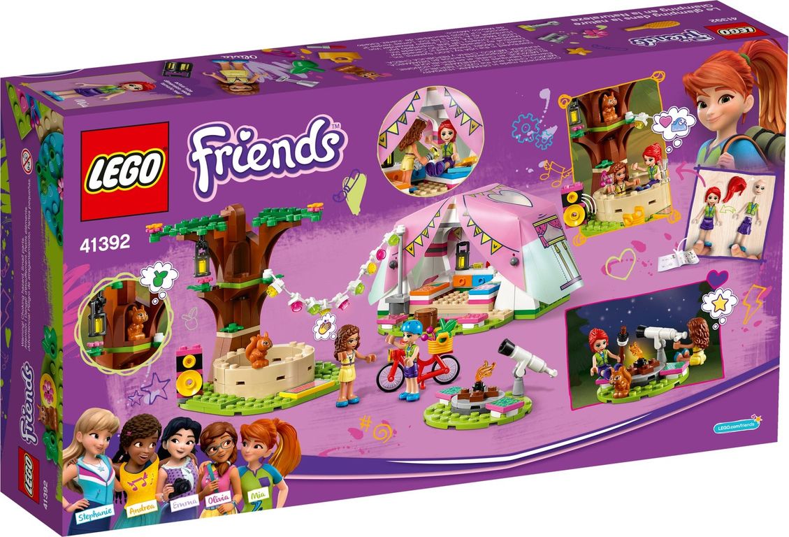 LEGO® Friends Nature Glamping back of the box