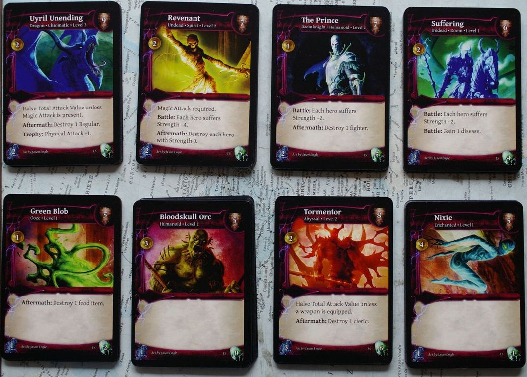 Thunderstone cards