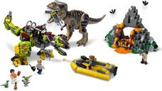 LEGO® Jurassic World T. Rex vs. Dino-Mech spielablauf