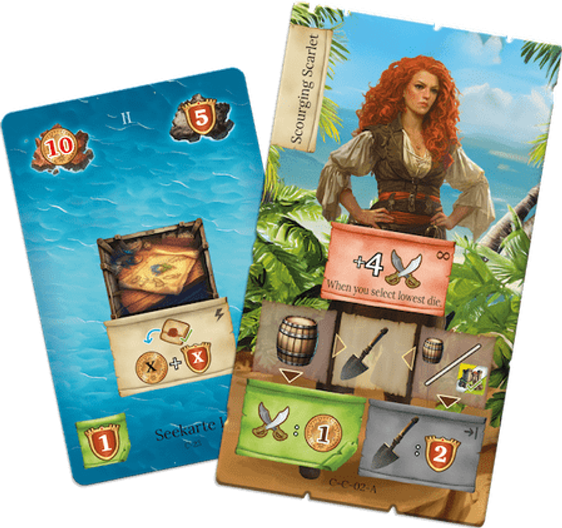 Pirates of Maracaibo: Commanders cards