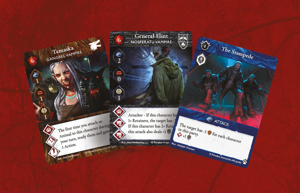 Vampire: The Masquerade –  Rivals: The Wolf & The Rat cards