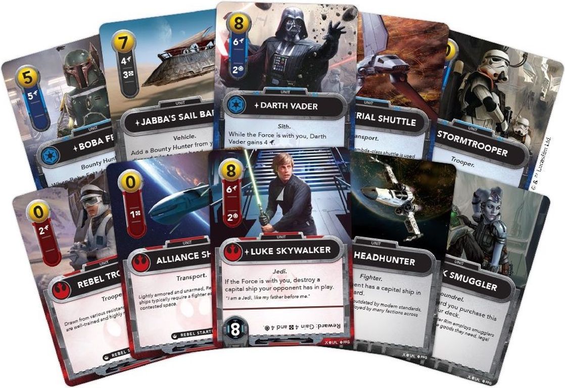 Star Wars: The Deckbuilding Game cartas