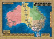 Power Grid: Australia & Indian Subcontinent game board