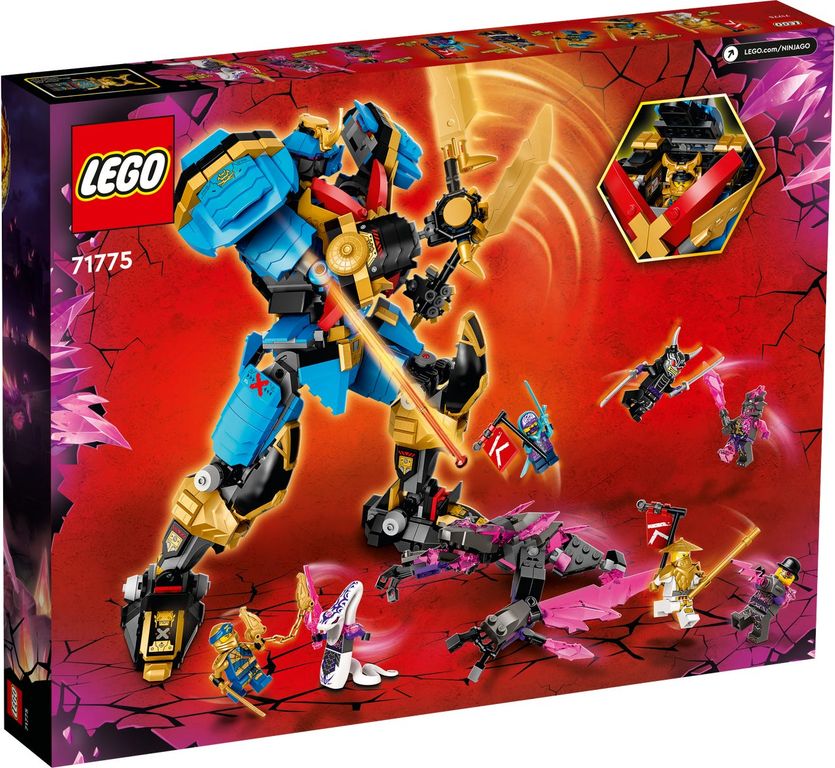 LEGO® Ninjago Nya's Samurai X MECH parte posterior de la caja