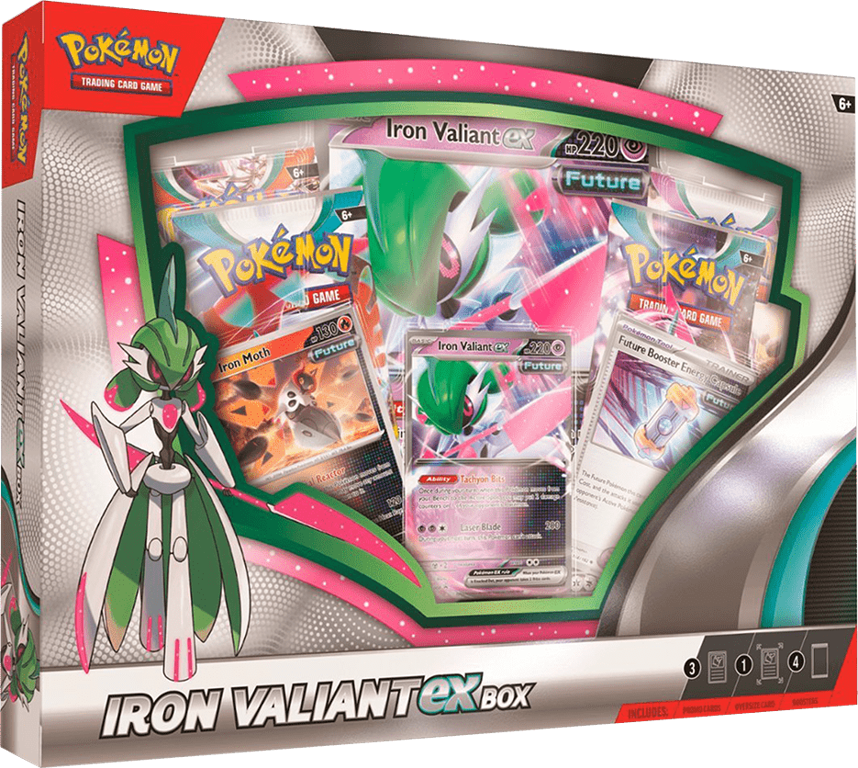 The best prices today for Pokémon TCG: Iron Valiant/Roaring Moon ex Box ...