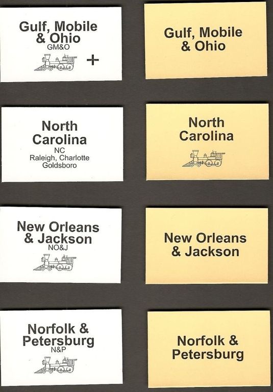 Gulf, Mobile & Ohio cards