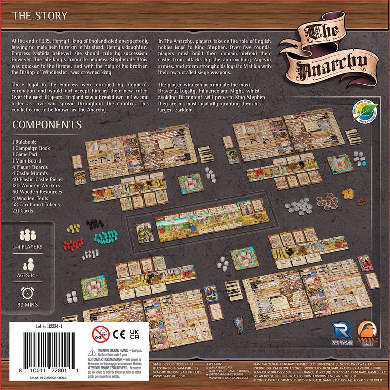 The Anarchy dos de la boîte
