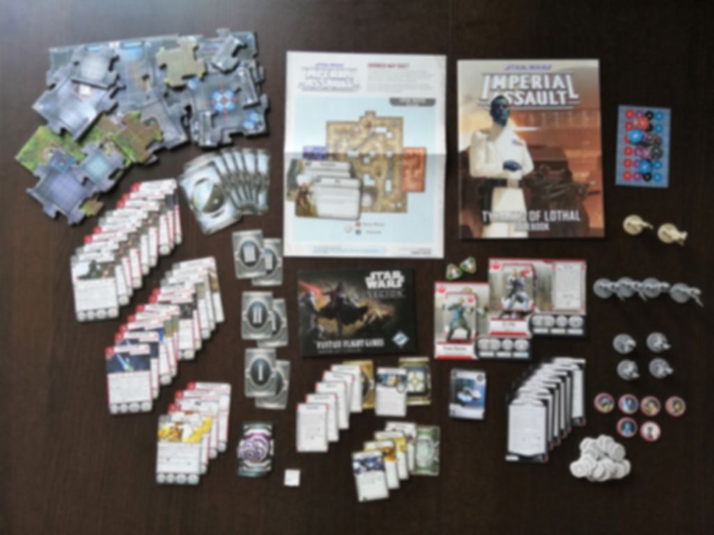Star Wars: Imperial Assault - Tyrants of Lothal componenten