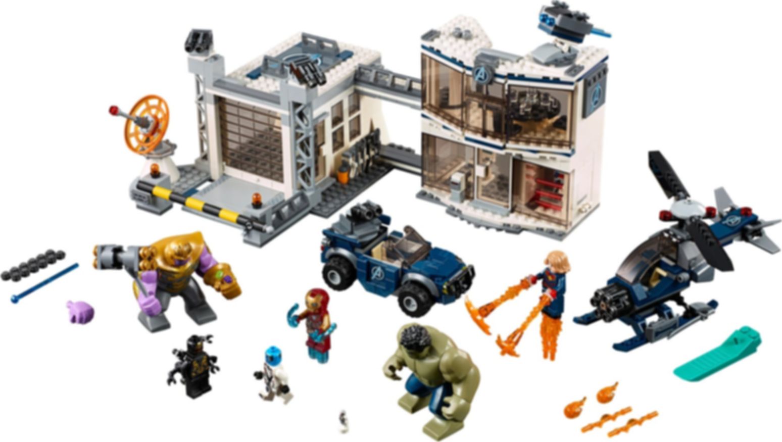 LEGO® Marvel Avengers: battaglia nel Quartier Generale componenti