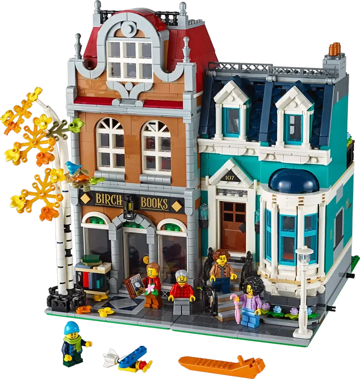 LEGO® Icons Bookshop components