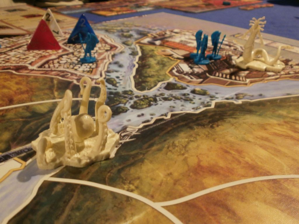 C3K: Creatures Crossover Cyclades/Kemet gameplay