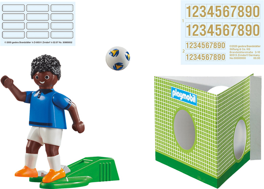 Playmobil® Sports & Action Jugador de Fútbol - Francia B komponenten