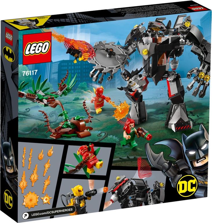 LEGO® DC Superheroes Batman™ Mech vs. Poison Ivy™ Mech achterkant van de doos