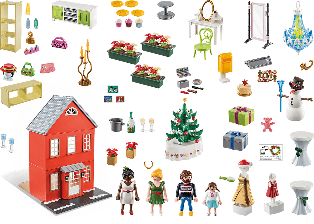 Jumbo Advent Calendar - Family Christmas components