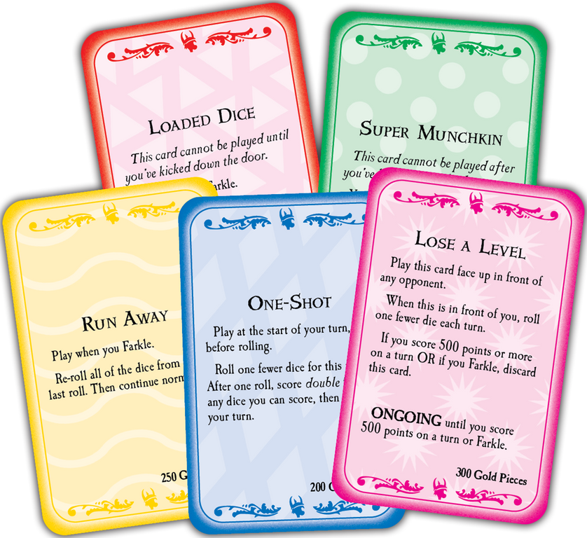 Munchkin Farkle cards