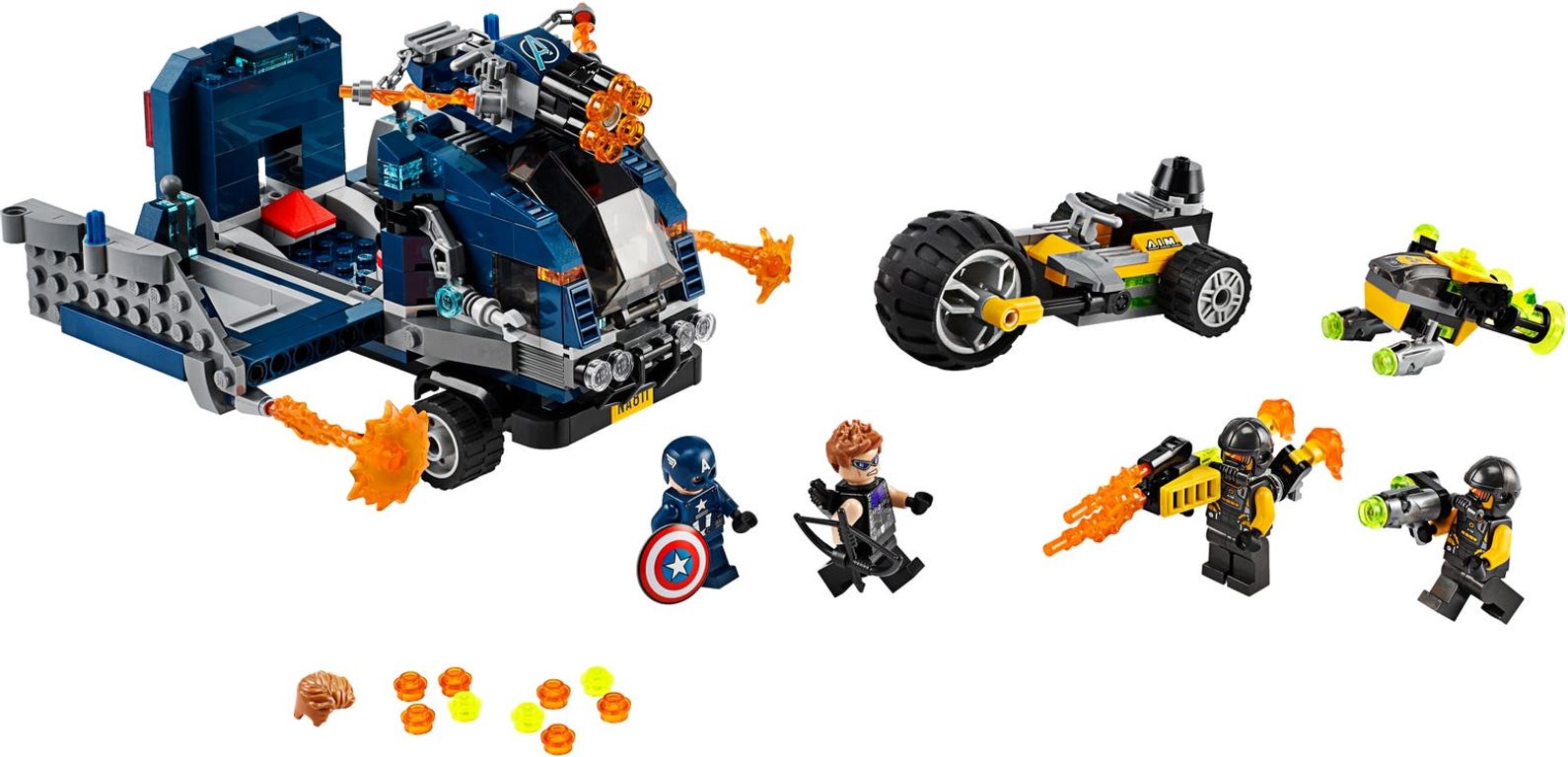 LEGO® Marvel L'attaque du camion des Avengers composants