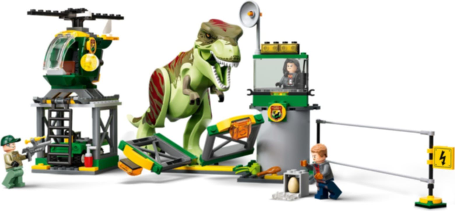 LEGO® Jurassic World T. rex Dinosaur Breakout gameplay