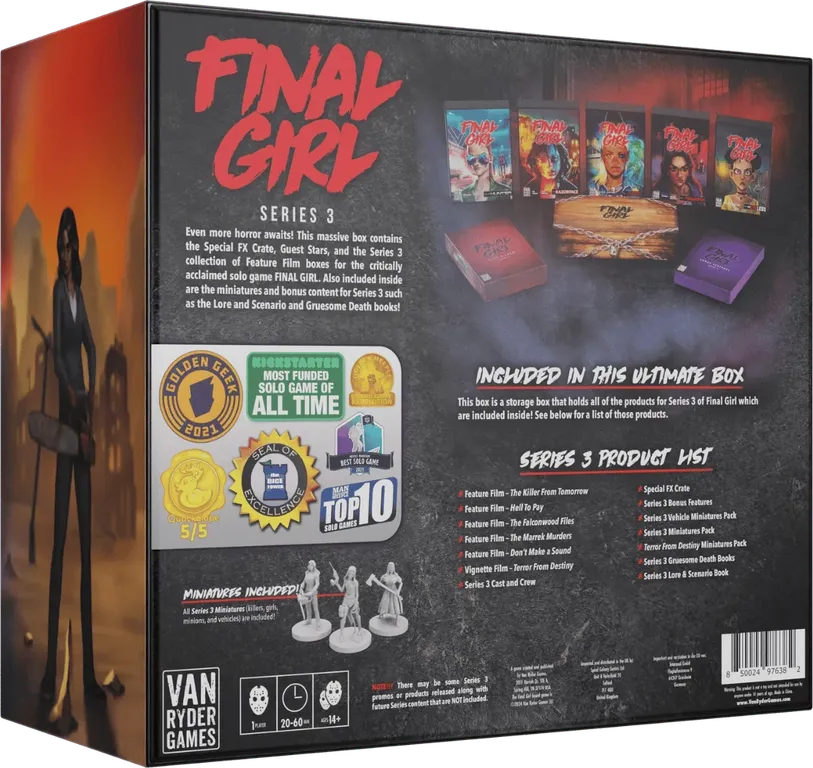Final Girl: Accessories Box (Series 3) back of the box