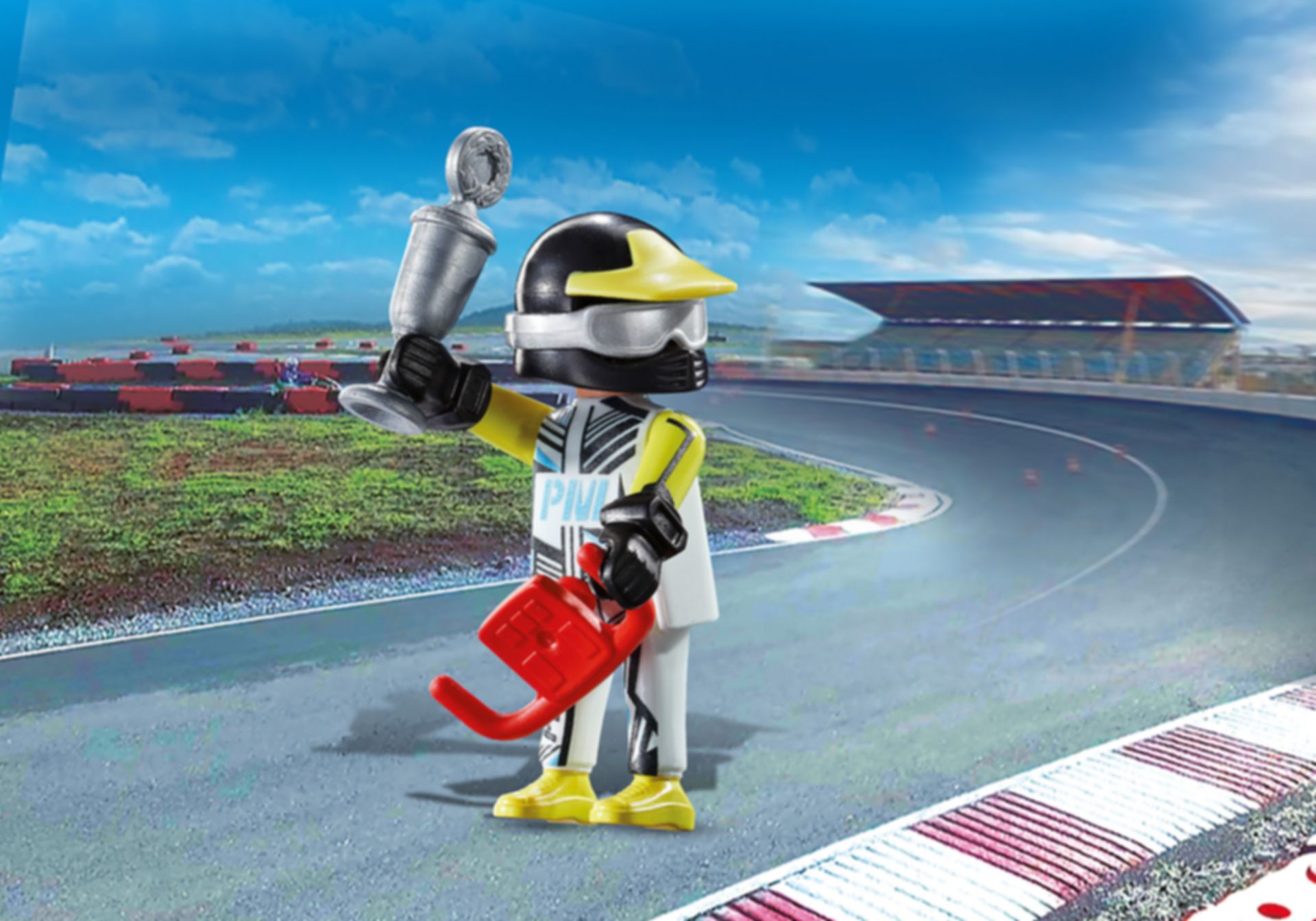 Playmobil® Sports & Action Pilote de course miniature