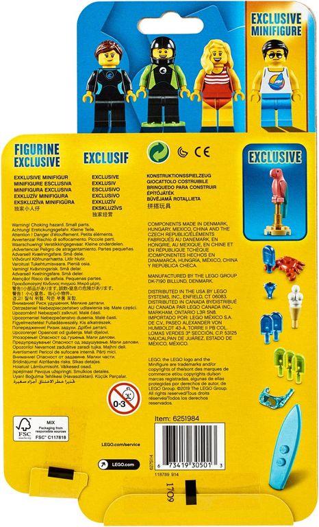 LEGO® Minifigures Ensemble de figurines – La fête de l'été boîte