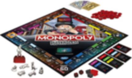 Monopoly - Mauvais Perdants composants