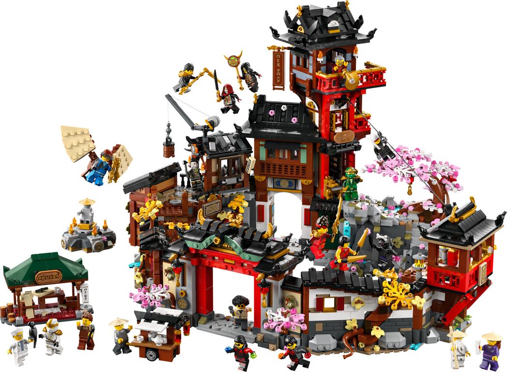 LEGO® Ninjago 15e anniversaire: La vieille ville composants