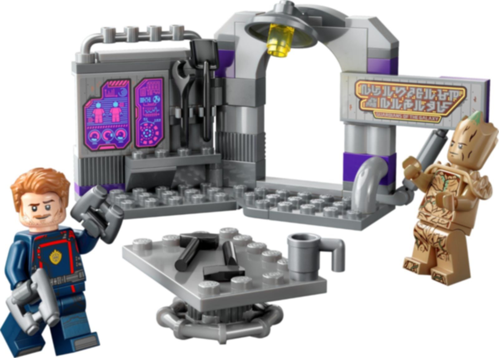 LEGO® Marvel Guardians of the Galaxy Headquarters components