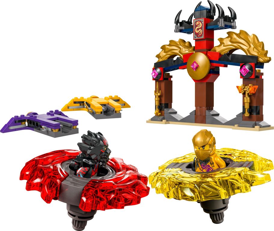 LEGO® Ninjago Pack de combat Spinjitzu du dragon composants