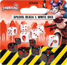 Zombicide (2nd Edition): Special black & white dice rückseite der box