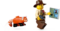 LEGO® City Jungle Explorer ATV Red Panda Mission minifigures