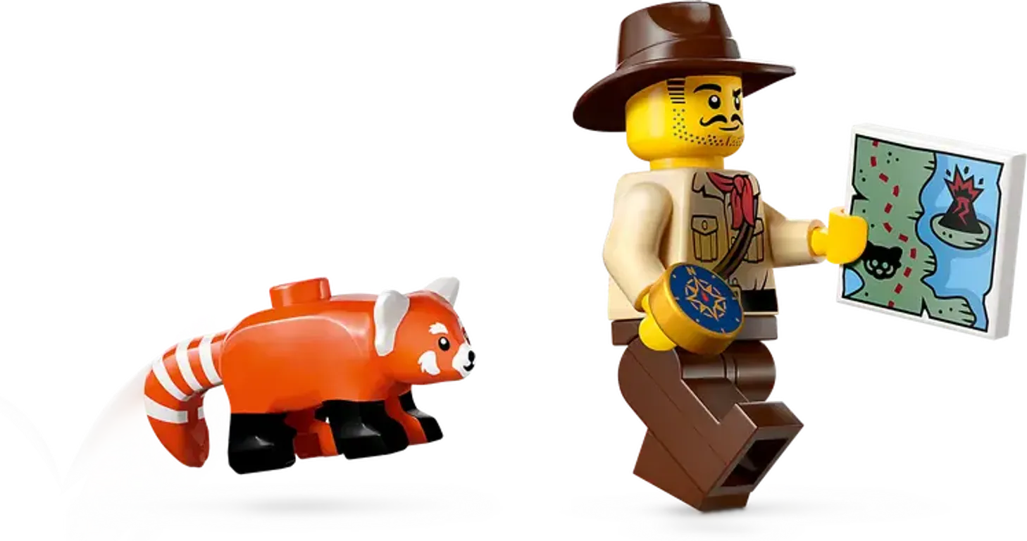 LEGO® City Jungle Explorer ATV Red Panda Mission minifigures