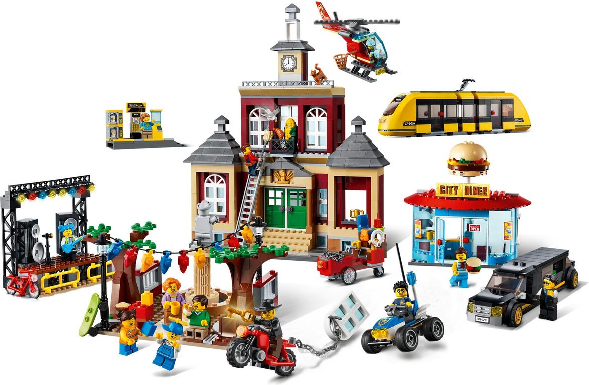 LEGO® City Piazza principale componenti