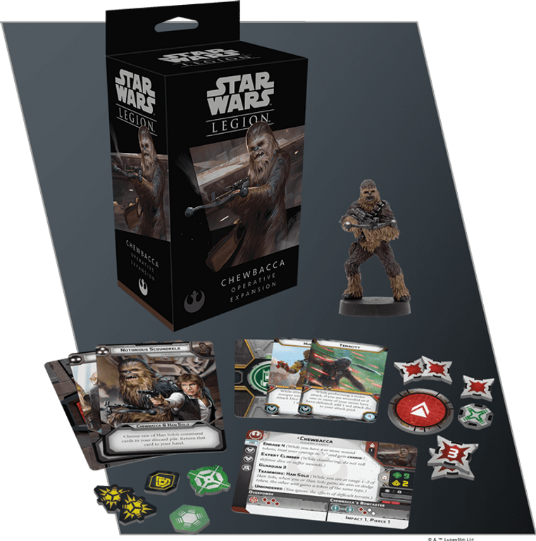 Star Wars: Legion - Chewbacca komponenten