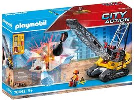 Playmobil® City Action Cable Excavator with Building Section