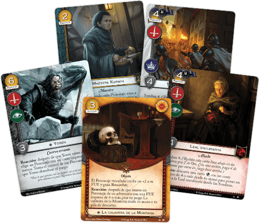 A Game of Thrones: The Card Game (Second Edition) – The Blackwater cartes