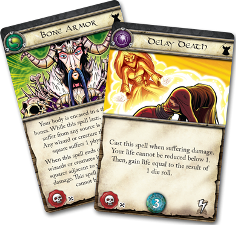Wiz-War: Malefic Curses cards