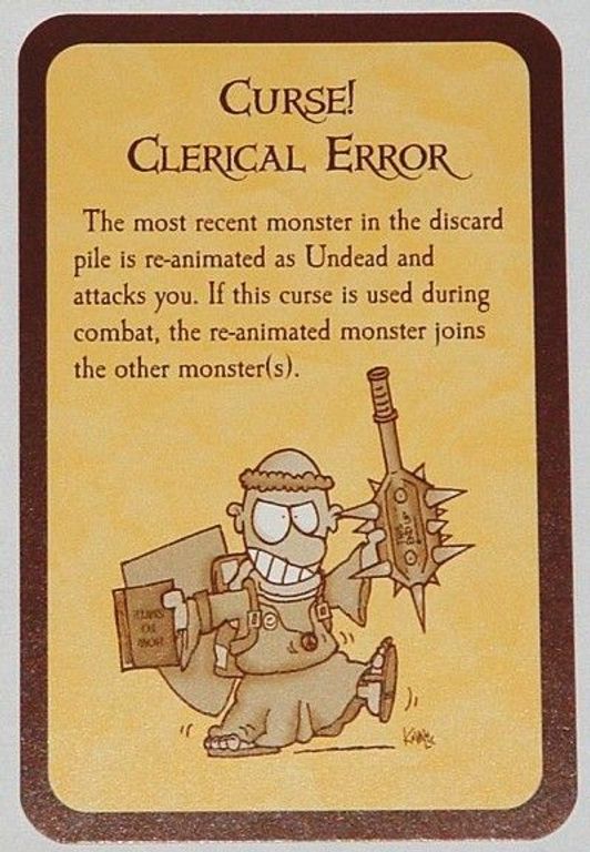 Munchkin 3: Errori Clericali carte