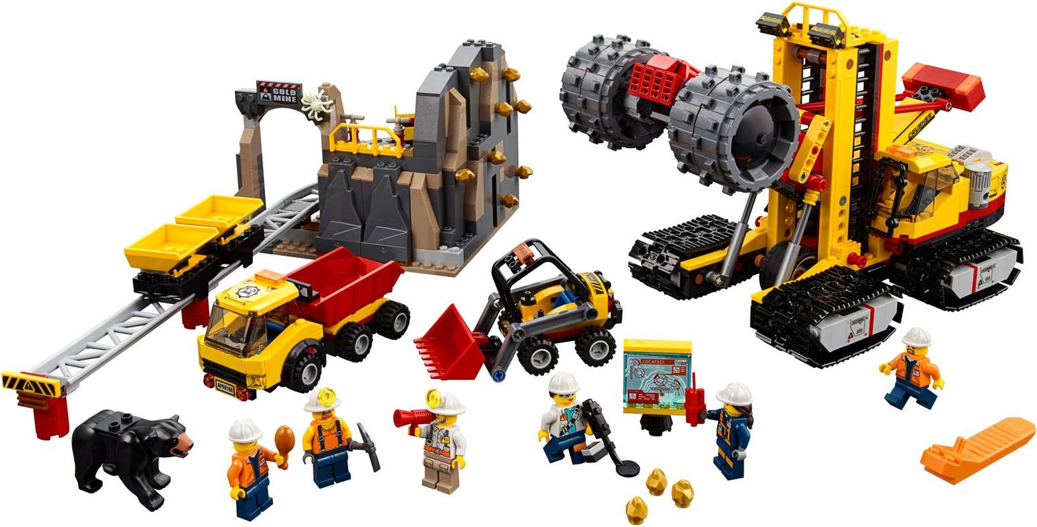 LEGO® City Mina: Área de expertos partes